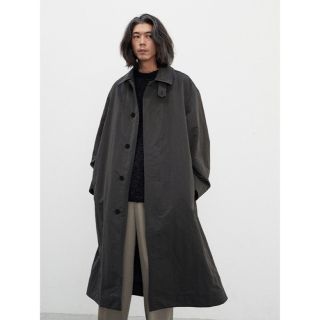 リドム(LIDNM)のNYLON RIP LOOSE MILITARY COAT リドム(ステンカラーコート)