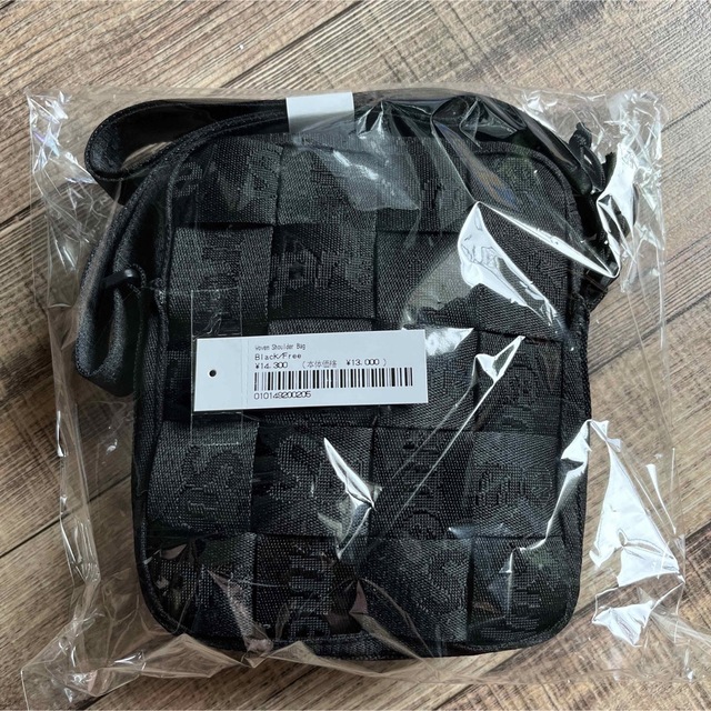 Supreme Woven Shoulder Bag Black 新品未使用