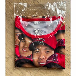 大谷翔平 顔だらけシャツ 正規エンジェルス試合限定非売品　未開封