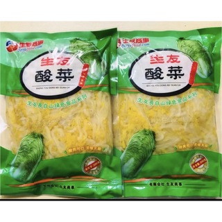 生友酸菜 東北 东北 酸菜 酸菜丝 酸白菜 白菜の塩漬 500g 2袋(漬物)