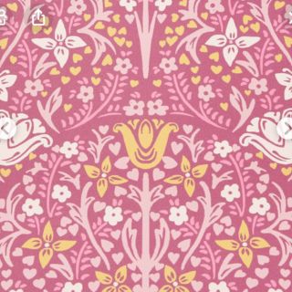 好評 フラワー柄ピンク ANNASUIフランフランウォールペーパー7本セット