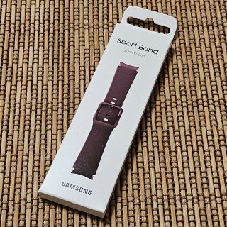 ギャラクシー(Galaxy)のGalaxy Watch 純正 Sport Band 20mm【新品未開封】(ラバーベルト)