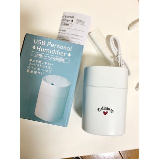 ★新品未使用品★USB加湿器　キャロウェイ(加湿器/除湿機)