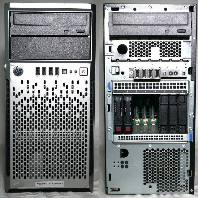 ☆HP ML310 サーバー Xeon E3-1220 v3 16GB