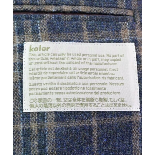 kolor(カラー)のkolor カラー カジュアルジャケット 1(S位) 青(ストライプ) 【古着】【中古】 メンズのジャケット/アウター(テーラードジャケット)の商品写真