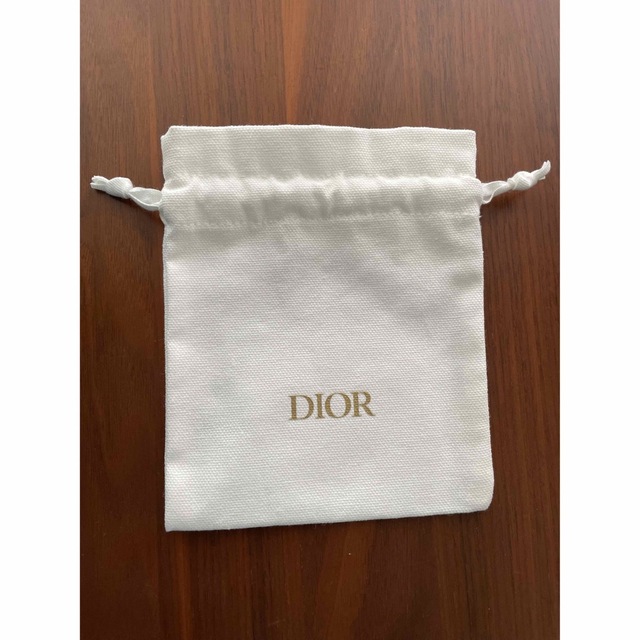 Christian Dior(クリスチャンディオール)の［匿名配送］ディオール　巾着　ノベルティ レディースのファッション小物(ポーチ)の商品写真