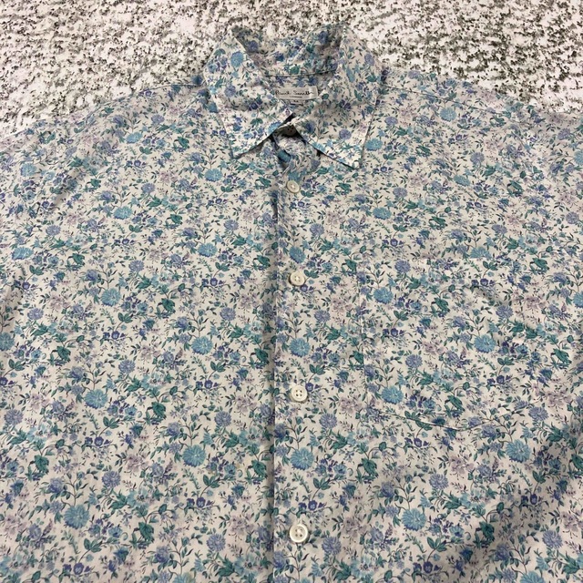 【00'オールド】ポールスミスロンドン　ボタニカル　花柄　総柄　半袖シャツ