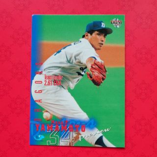 チュウニチドラゴンズ(中日ドラゴンズ)のプロ野球カード 山本昌投手2001(野球/サッカーゲーム)