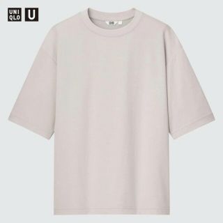 ユニクロ(UNIQLO)のお値下げ中❗UNIQLOUユニクロユーエアリズムコットンオーバーサイズTシャツL(Tシャツ/カットソー(半袖/袖なし))