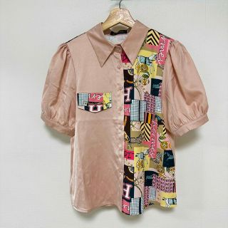 シャネル CHANEL ピンク ブラウス S | vrealitybolivia.com