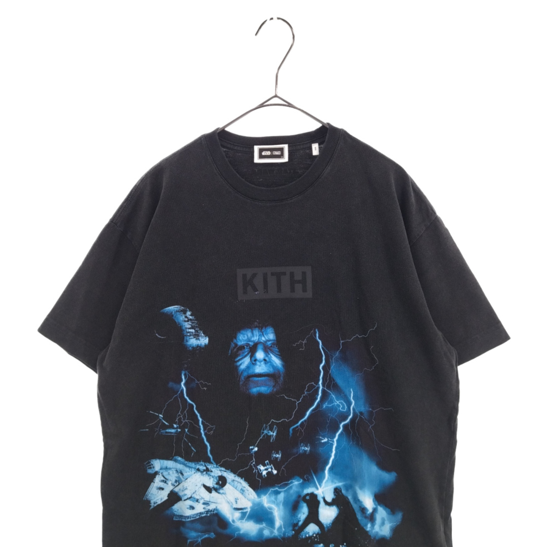 KITH キス ×STARWARS Emperor Vintage Tee スターウォーズ エンペラー ヴィンテージ半袖Tシャツ ブラック
