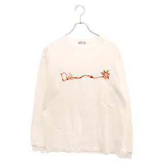 ディオール(Dior)のDIOR ディオール 22AW×TRAVIS SCOTT CACTUS JACK DIOR LONG SLEEVE TEE 283J647A0554×トラヴィス・スコット カクタスジャックディオールロングスリーブ長袖Tシャツ ホワイト(Tシャツ/カットソー(七分/長袖))