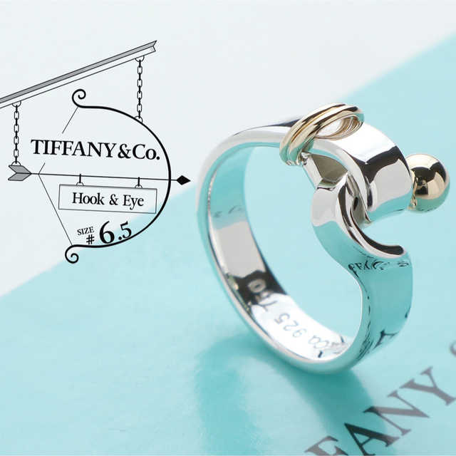Tiffany & Co.   極美品 ティファニー フック&アイ   コンビ