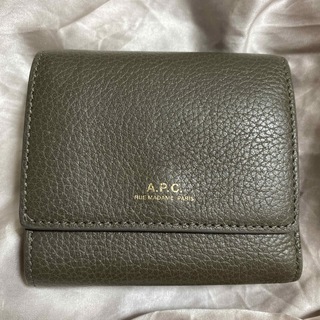 アーペーセー(A.P.C)のA.P.C Loisスモールコンパクトウォレット　三つ折り財布　グレー(財布)