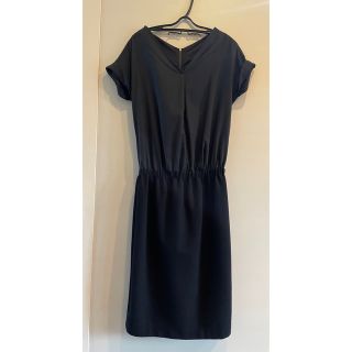 ラウンジドレス(Loungedress)のラウンジドレス ウエスト切り替えシャツワンピース 半袖(ひざ丈ワンピース)