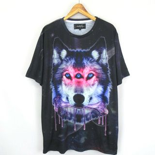 ミルクボーイ(MILKBOY)のMILKBOY THREE EYED WOLF オオカミ ウルフ Tシャツ XL(Tシャツ/カットソー(七分/長袖))