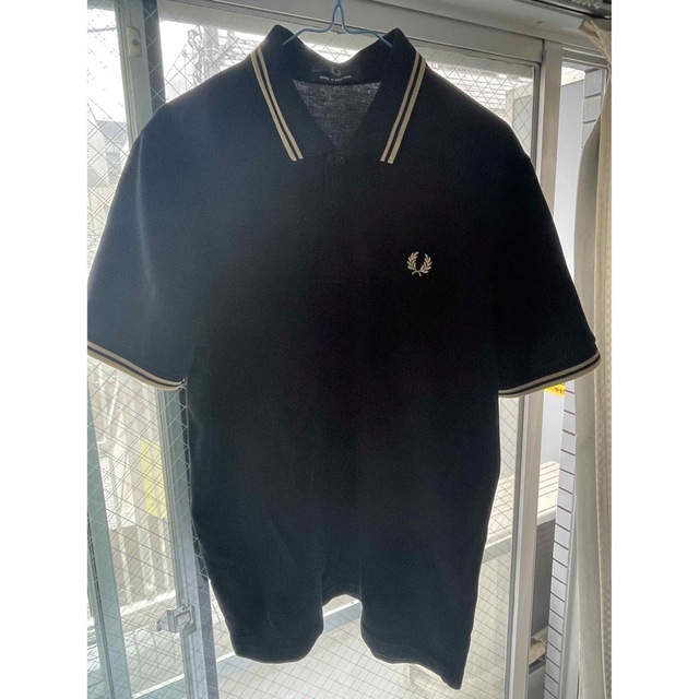 FREDPERRY フレッドペリー　ポロシャツ　黒　金