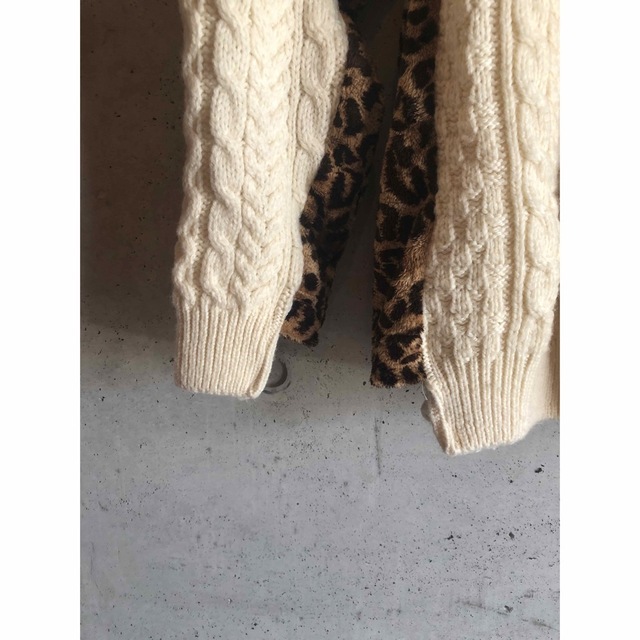 CHANGES チェンジーズ KNIT リメイク ニット レオパード