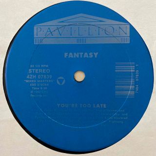 FANTASY b/w NARDELLO & THE PHILADELPHIA(R&B/ソウル)