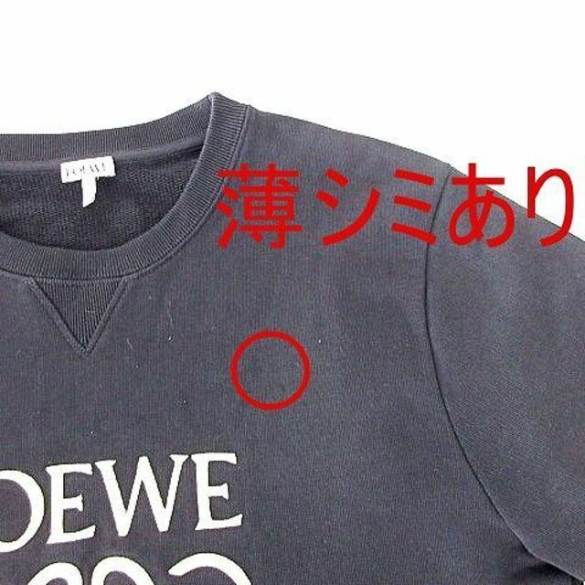 ロエベ LOEWE トレーナー アナグラム スウェット シャツ M 紺