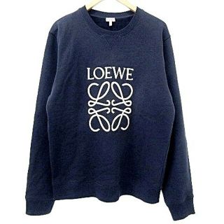 ロエベ(LOEWE)のロエベ LOEWE トレーナー アナグラム スウェット シャツ M 紺(スウェット)