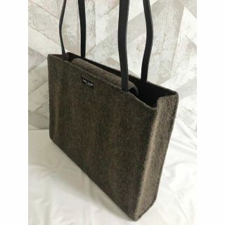 【極美品】kate spade ケイトスペード 起毛素材 ハンドバッグ トート