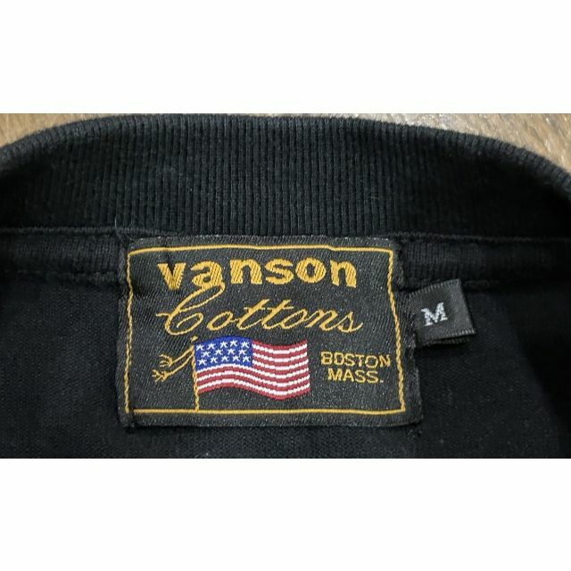 VANSON(バンソン)の＊VANSON×トムとジェリー 刺繍 長袖 Tシャツ カットソー トップス M メンズのトップス(Tシャツ/カットソー(七分/長袖))の商品写真