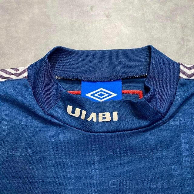 別倉庫からの配送】 umbro 90s 青タグ ゲームシャツ lti.com.ar