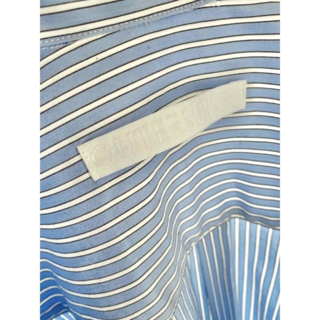 Plage(プラージュ)の新品 OUTERSUNSET broad stripe over shirt レディースのトップス(シャツ/ブラウス(長袖/七分))の商品写真