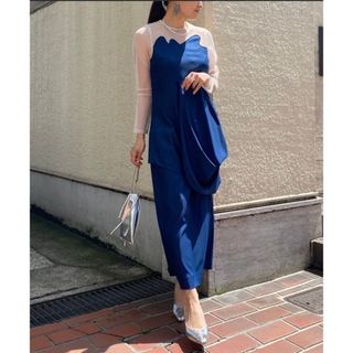 アメリヴィンテージ(Ameri VINTAGE)のAmeri vintage DEFORMATION DOCKING DRESS(ロングドレス)