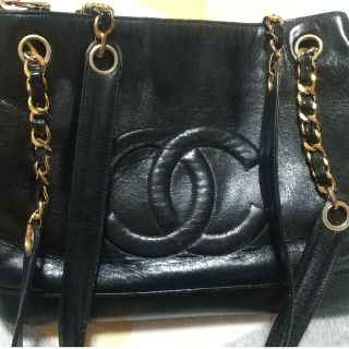 CHANEL - CHANEL☆ヴィンテージシャネル チェーントートバッグの通販