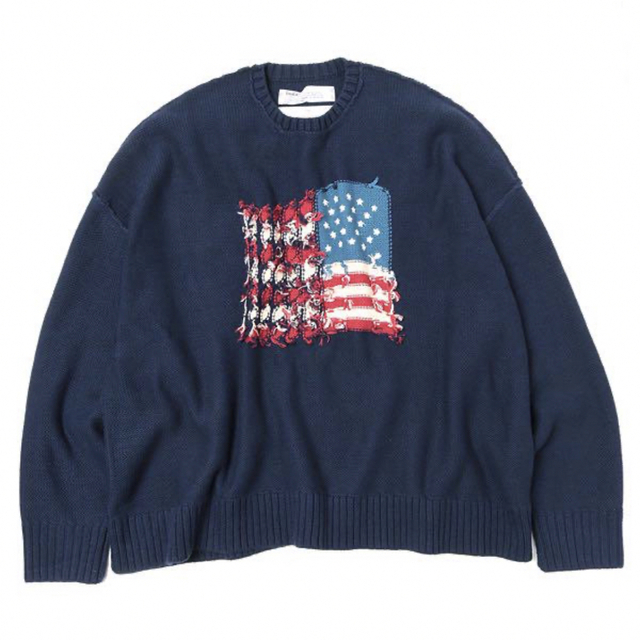 DAIRIKU 19AW Inside Out America Knitニット/セーター