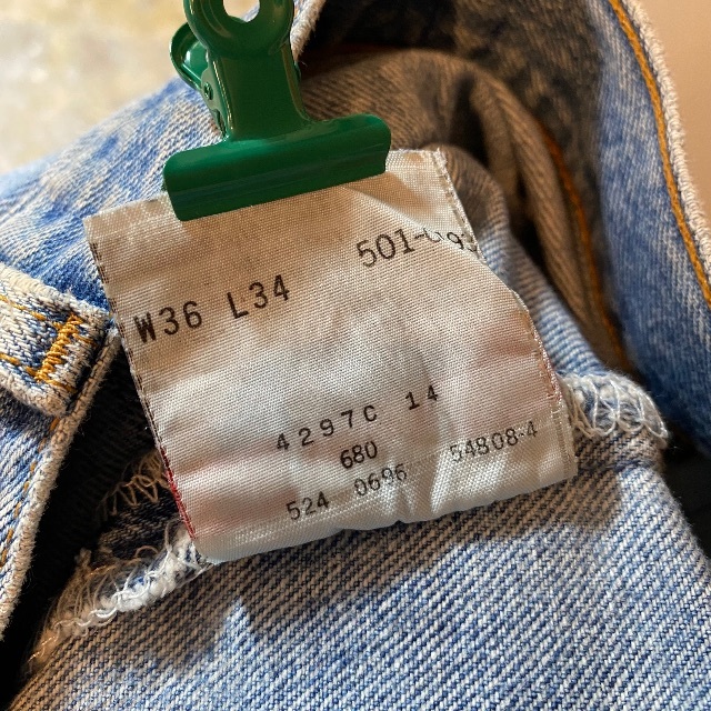 は*い様 【希少】90年代 USA製 リーバイス501 34×34 Levi's - 90s リーバイス501 USA製 36×34の通販 by 【古着屋