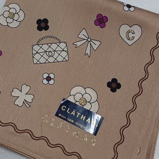 クレイサス(CLATHAS)の値下げ📌クレイサス☆大判ハンカチーフ58×58🌼🎀(ハンカチ)