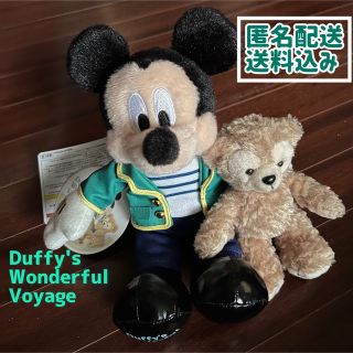 ディズニー(Disney)のWonderful Voyage ぬいぐるみバッジ ミッキー ダッフィー(キャラクターグッズ)