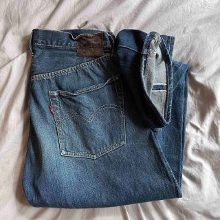 リーバイス(Levi's)の50s Levi's 501xx 革パッチ 濃紺 47モデル 大戦 ビンテージ(デニム/ジーンズ)