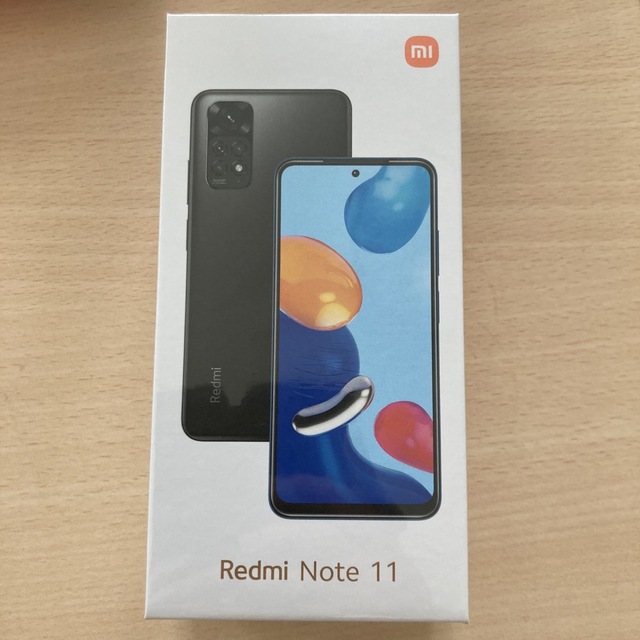 スマートフォン本体新品・未開封　Redmi Note 11 グラファイトグレー
