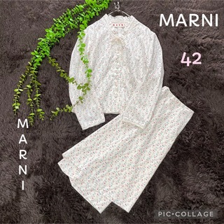 マルニ(Marni)の☆専用☆  MARNI マルニ　小花柄シャツとスカートのセットアップ(ひざ丈ワンピース)