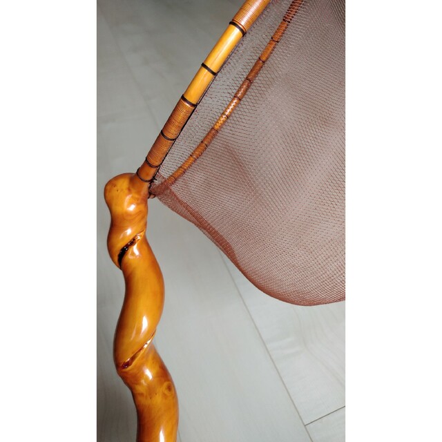 渓流用・天然木カヤ枠タモ(27cm)