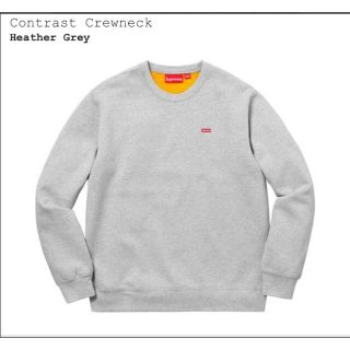 シュプリーム(Supreme)の18ss supreme Contrast Crewneck small box(スウェット)