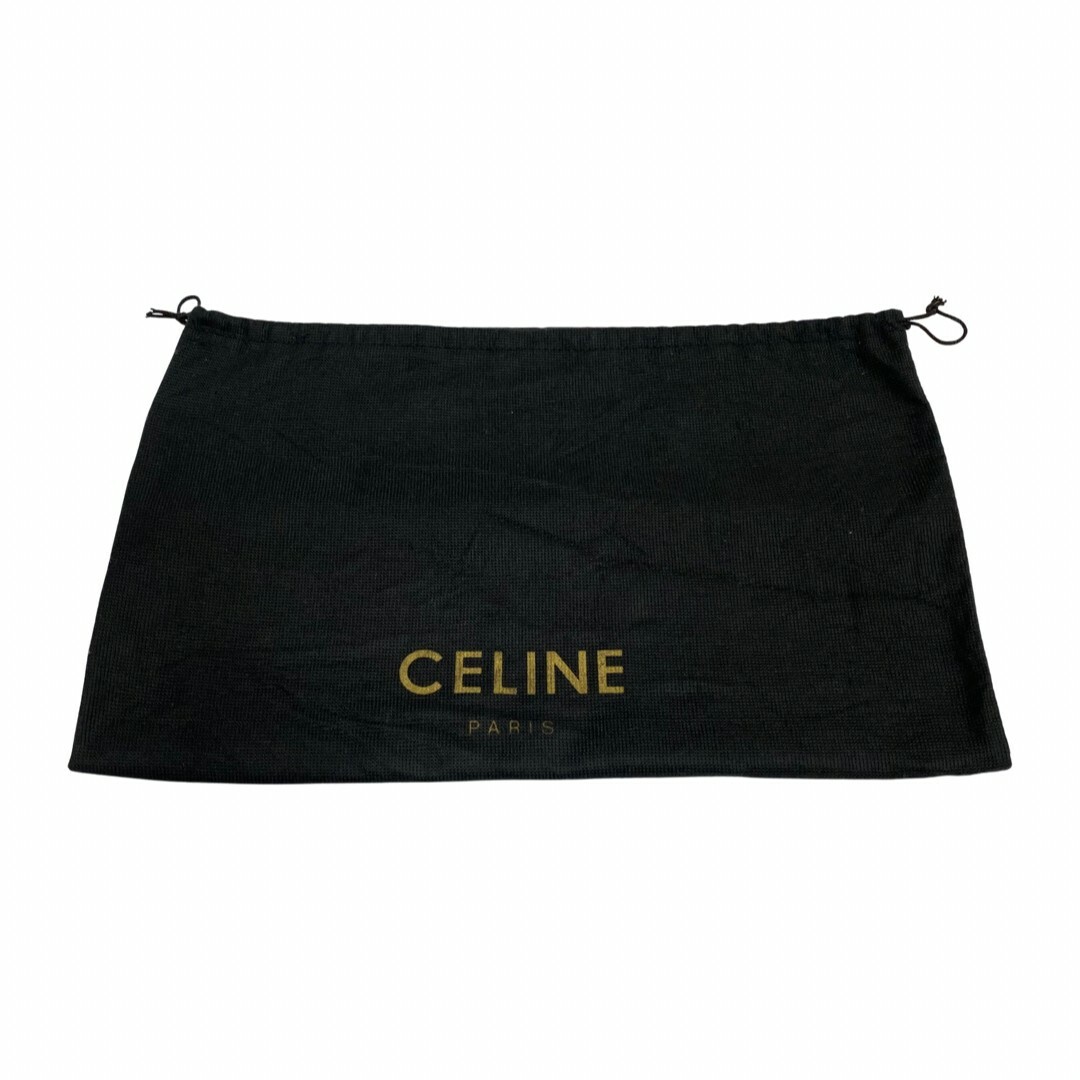 【未使用】セリーヌ CELINE スカート ブラウン ゴールドxシルバー金具