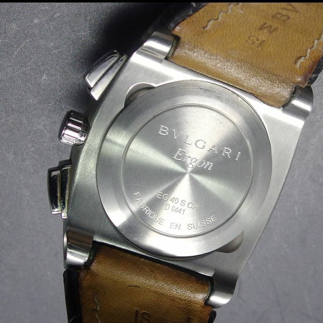 ブルガリ BVLGARI EG40SCH エルゴン クロノグラフ 自動巻き メンズ 箱・保証書付き_767179