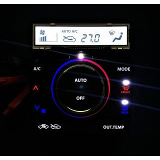 ワゴンR スティングレー MH34S MH44S　LED打ち換え済み エアコン自動車