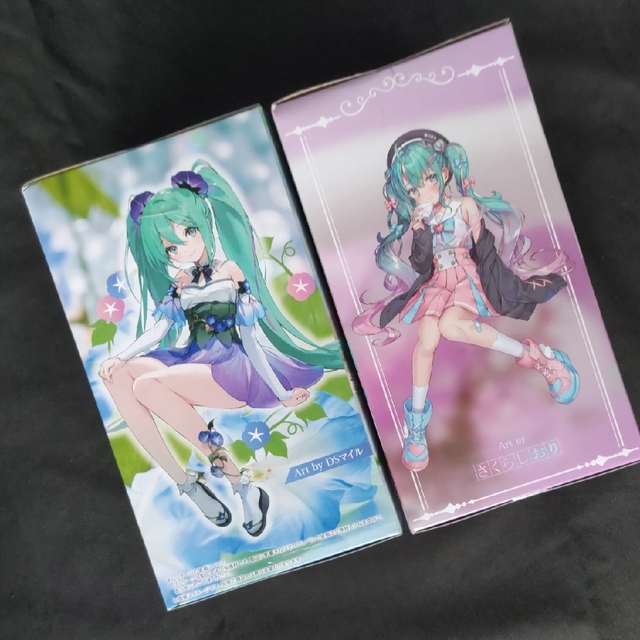 【新品×2個セット】初音ミク 朝顔 & セーラー服 ぬーどるストッパーフィギュア エンタメ/ホビーのフィギュア(アニメ/ゲーム)の商品写真