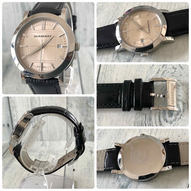 BURBERRY - 【電池交換済】BURBERRY バーバリー BU1356 腕時計 メンズ
