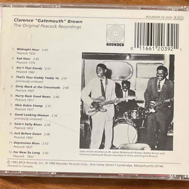 Clarence “Gatemouth” Brown エンタメ/ホビーのCD(ブルース)の商品写真