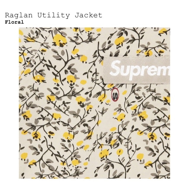 Supreme - supreme Raglan Utility Jacket floral Mの通販 by たんぽぽ ...