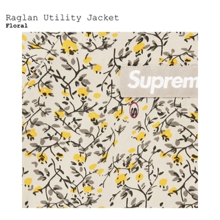 Supreme Raglan Utility Jacket  フローラルＭサイズ