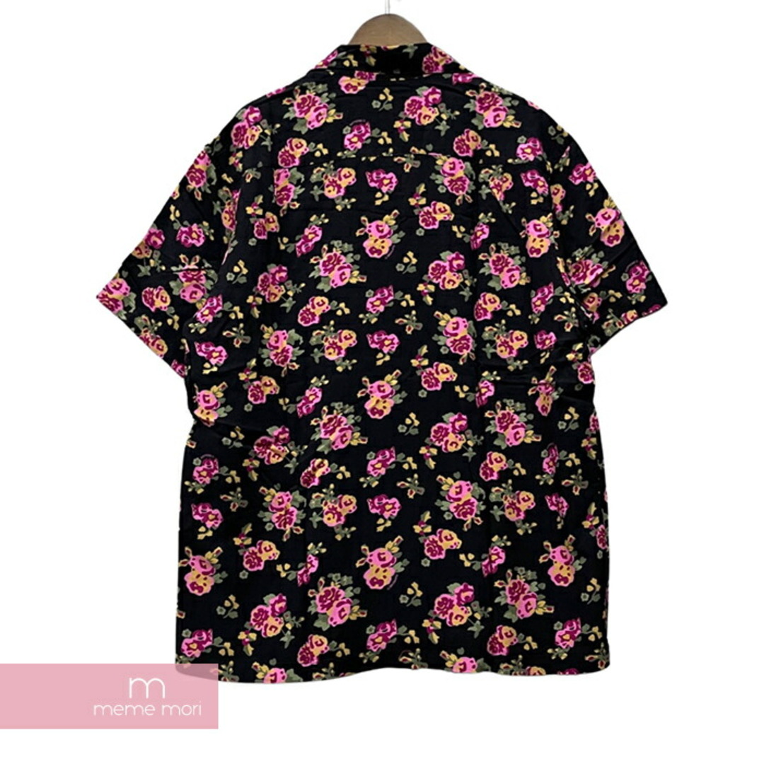 福袋セール Supreme 2020SS Floral Rayon S/S Shirt シュプリーム フローラルレーヨンショートスリーブシャツ 半袖 オープンカラー 総柄 花柄 ブラック サイズS【230610】【新古品】【me04】