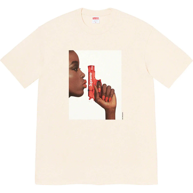 【XL】Supreme Water Pistol Tee Natural